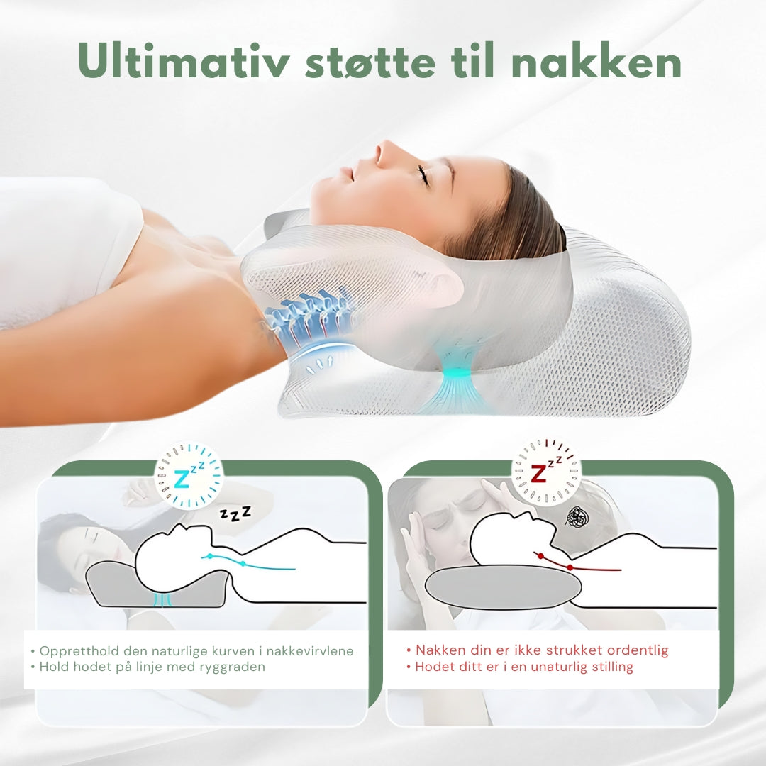 SleepAlign - Ergonomisk Ortopedisk Pute For Smertefri Søvn