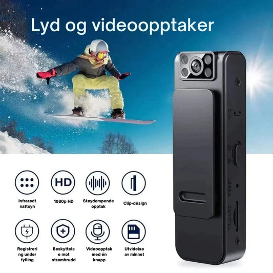 QuickShot - Slankt Bærbart Kamera Med Oyeblikkelig HD Opptak