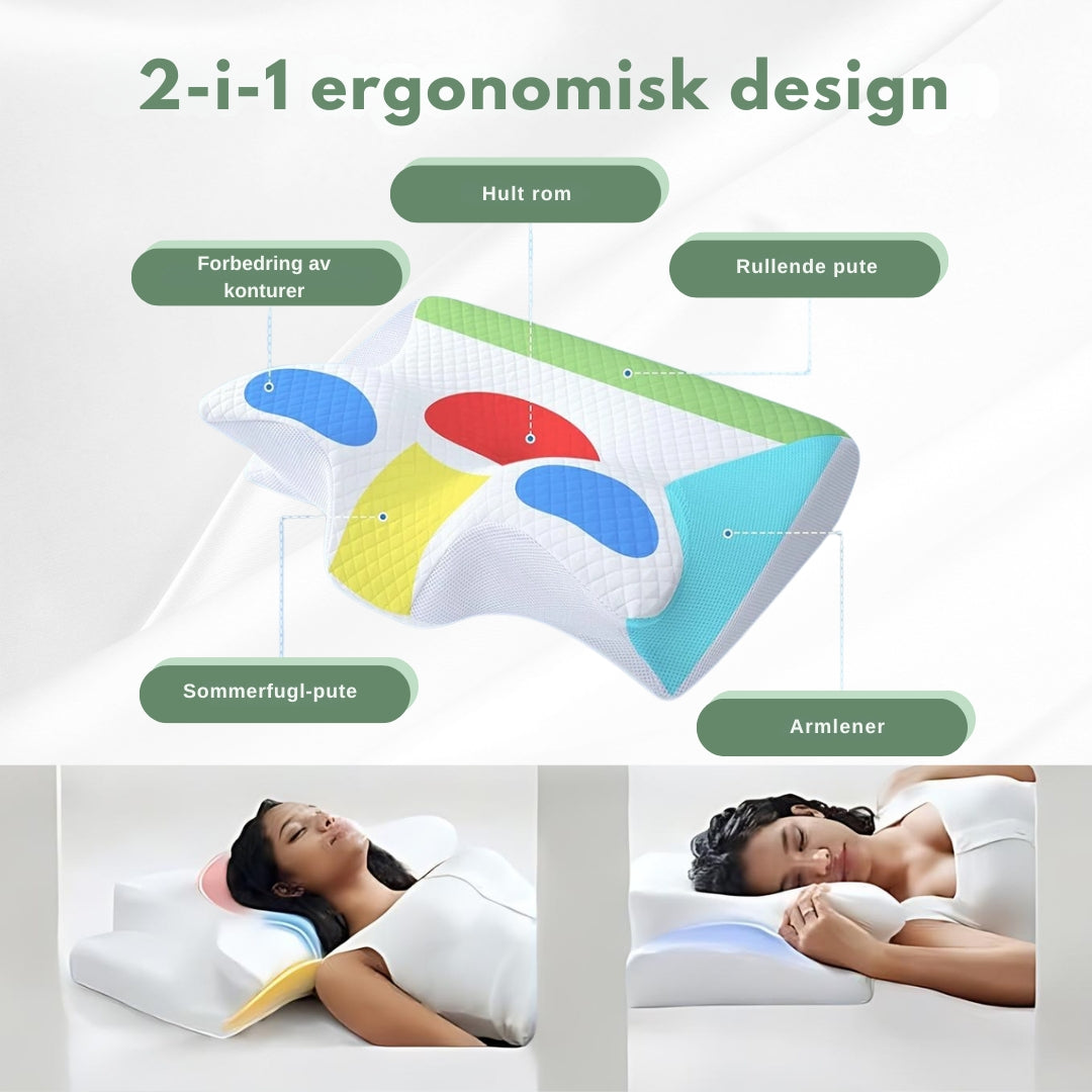 SleepAlign - Ergonomisk Ortopedisk Pute For Smertefri Søvn