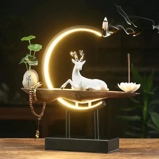 GlowStag - Elegant røkelseslampe inspirert av hjort for en fredelig atmosfære