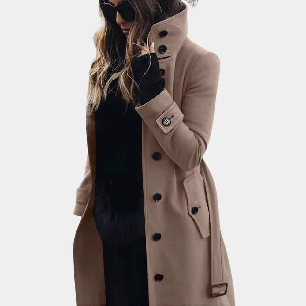 Astrid - Trenchcoat Med Tidløs Design, Uanstrengt Varm Og Elegant