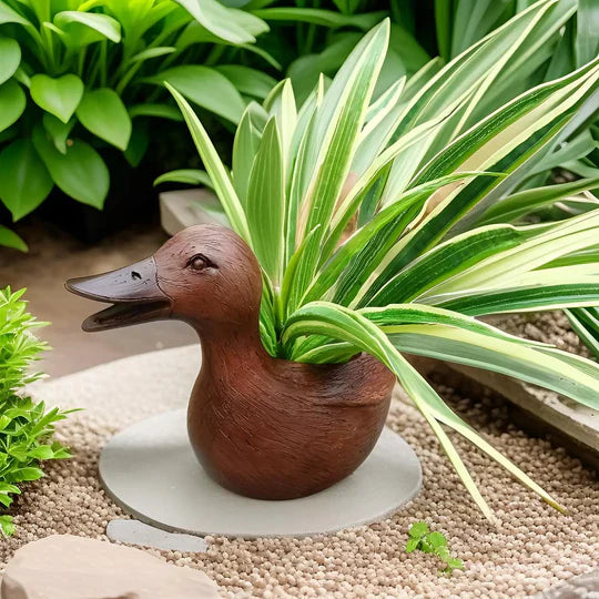 QuackyPlanter - Finurlig andeformet krukke for leken innredning