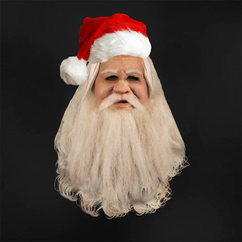 Realistisk Santa Claus maske - Perfekt for å skape et gledelig juleutseende